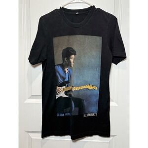 Shawn Mendes Shirt Medium Illuminate Concert Band Black M Top